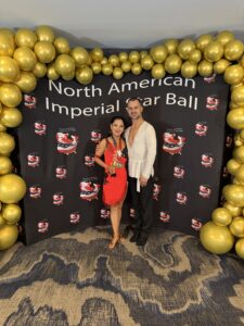 Pro/Am ballroom dance lesson at North Shore Dance Society, Glencoe IL.