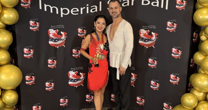 Pro/Am ballroom dance lesson at North Shore Dance Society, Glencoe IL.